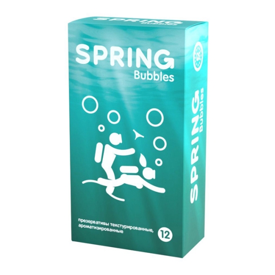 Презервативы Spring Bubbles - с пупырышками