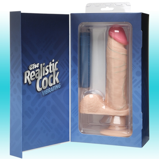 Фаллос-вибратор Realistic Cock 8"