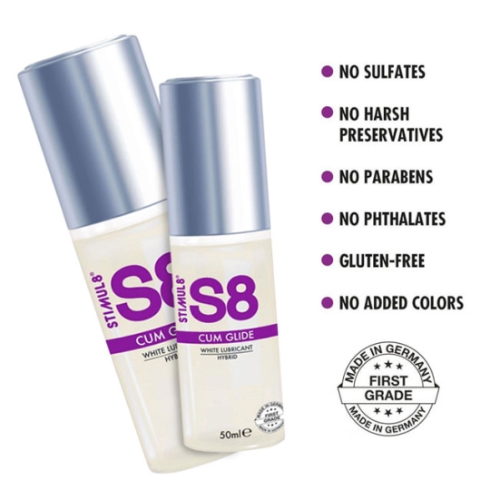 Смазка S8 Hybrid Cum Glide - имитатор спермы