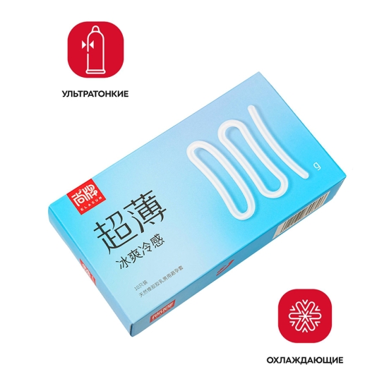 Полиуретановые презервативы Elasun Ice