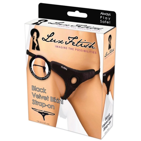 Трусики Black Velvet Bikini Strap-On
