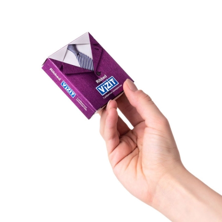 Презервативы VIZIT Ribbed (ребристые)